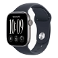 Умные часы Apple Watch Series 12 42mm GPS Space Gray Aluminum Case Navy Blue Sport Band S/M