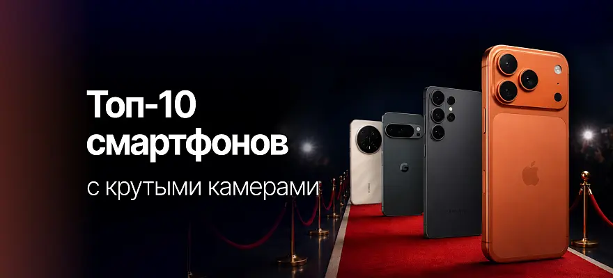 Топ-10 смартфонов с хорошими камерами