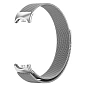 Миланский сетчатый браслет Doossy для Xiaomi Smart Band 8 / 9 / 10 сталь серебристый