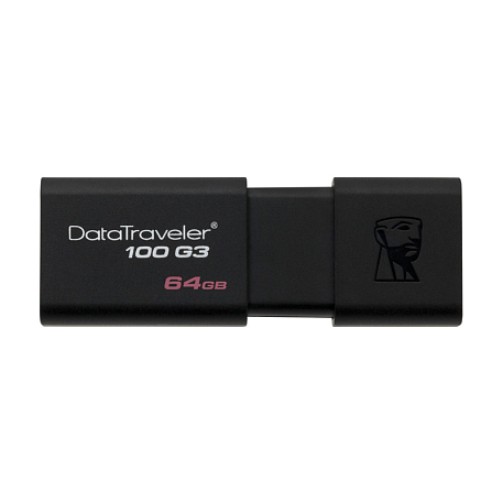 USB-флешка Kingston DataTraveler 100 64 ГБ чёрный - 2