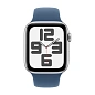 Умные часы Apple Watch Series 10 46mm GPS (Уценка) Silver Aluminum Case Denim Sport Band M/L (отличное состояние, витринный образец) - 2