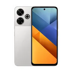 Смартфон Xiaomi Poco M6 4G 6/128 ГБ серебристый