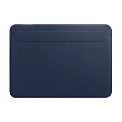 Чехол WIWU Skin Pro 2 Leather Sleeve для Apple MacBook Pro 14" (2021 / 2023) полиуретан, кожа, синий
