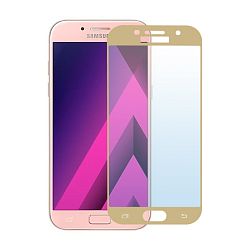 Защитное стекло 3D Classic для Samsung Galaxy A5 2017, золотая рамка