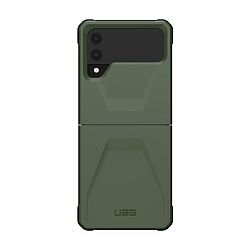 Клип-кейс (накладка) UAG Civilian для Samsung Galaxy Z Flip 4 поликарбонат, оливковый