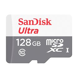 Карта памяти SanDisk Ultra (без адаптера), 128 ГБ