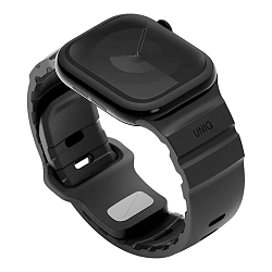 Спортивный ремешок UNIQ Alton для Apple Watch 38 / 40 / 41 / 42mm силикон чёрный