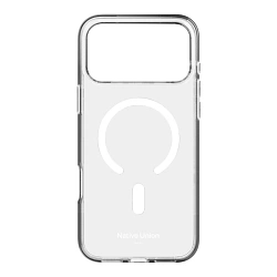 Клип-кейс (накладка) Native Union (Re) Clear Case для Apple iPhone 17 Pro Max поликарбонат, термополиуретан, прозрачный