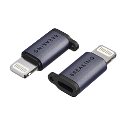 Адаптер-переходник Breaking Y02 (Lightning to Type-C) фиолетовый