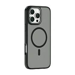 Клип-кейс (накладка) WIWU Armor Pro для Apple iPhone 16 Pro Max пластик, силикон, чёрный