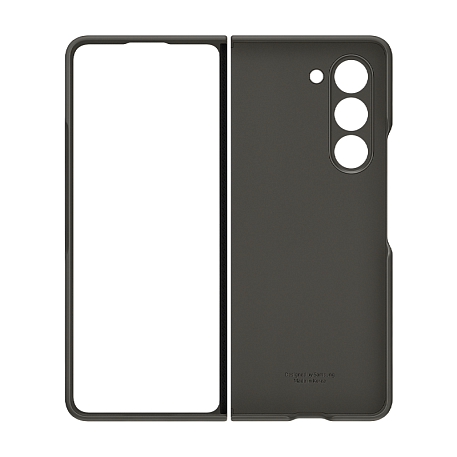 Клип-кейс (накладка) Samsung Standing Case with Strap для Samsung Galaxy Z Fold 5 силикон, полиуретан, графитовый - 5