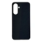 Клип-кейс (накладка) Luxo Carbon для Samsung Galaxy A15 пластик, чёрно-серый