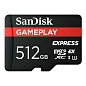 Карта памяти SanDisk GamePlay microSD Express Card (без адаптера), 512 ГБ
