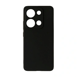 Клип-кейс (накладка) Silicone cover закрытый для Xiaomi Redmi Note 14S силикон, чёрный