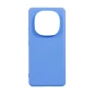 Клип-кейс (накладка) Silicone cover закрытый для Xiaomi Redmi Note 14 Pro Plus 5G силикон, голубой