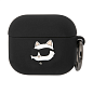 Кобура CG Mobile Lagerfeld Silicone Case With Ring для Apple AirPods 3