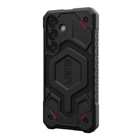 Клип-кейс (накладка) UAG Monarch Pro Magsafe для Samsung Galaxy S25 поликарбонат, кевлар, чёрный - 2