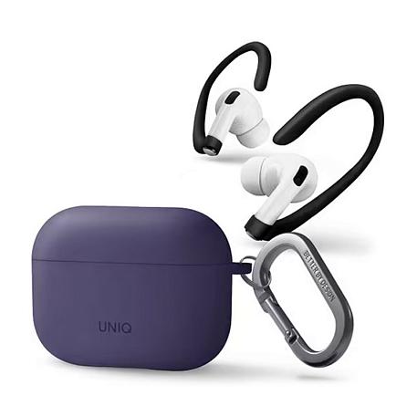 Кобура UNIQ Nexo для Apple AirPods Pro 2 силикон, фиолетовый - 3