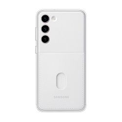 Клип-кейс (накладка) Samsung Frame Case для Samsung Galaxy S23 Plus полиуретан, поликарбонат, белый