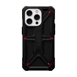 Клип-кейс (накладка) UAG Monarch для Apple iPhone 14 Pro поликарбонат, кевлар, чёрный