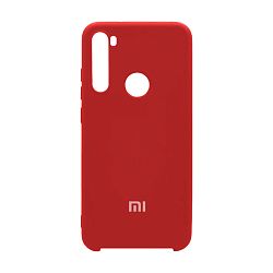 Клип-кейс (накладка) Silicone cover для Xiaomi Redmi Note 8 / Redmi Note 8 (2021) силикон, красный