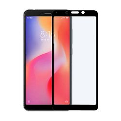 Защитное стекло 3D Classic для Xiaomi Redmi 6 / 6a, черная рамка