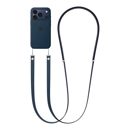 Ремешок для Apple iPhone Crossbody Strap синий - 2