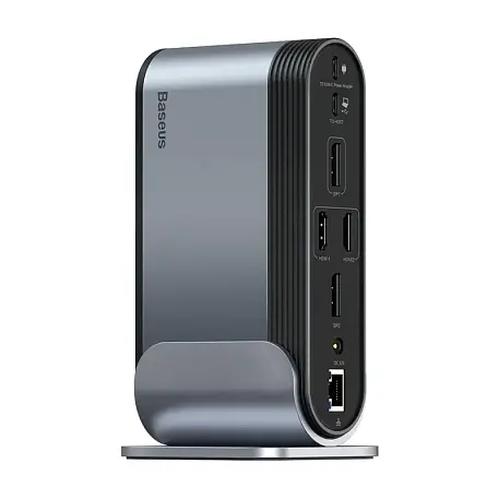Адаптер-разветвитель для компьютера Baseus Working Station Multifunctional Type-C HUB Adapter (16в1) - 3