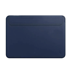 Чехол WIWU Skin Pro 2 Leather Sleeve для Apple MacBook Air 15" (2023) полиуретан, кожа, синий