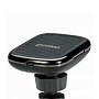 Автомобильный держатель магнитный Pitaka MagEZ Mount Qi с беспроводной зарядкой (зажим) (Уценка) - 1