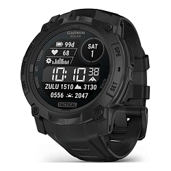 Умные часы Garmin Instinct 3 50mm Solar Tactical Edition чёрный (чёрный ремешок)