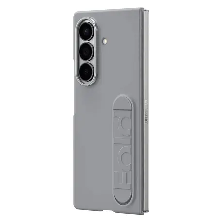 Клип-кейс (накладка) Samsung Silicone Case для Samsung Galaxy Z Fold 7 силикон, серый - 3