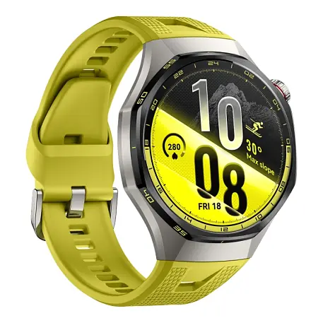 Умные часы Huawei Watch GT 7 Pro 46mm титановый (жёлтый ремешок) - 3