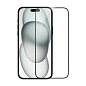 Защитное стекло Mocoll Kyanite Series 2.5D для Apple iPhone 16 Pro, черная рамка