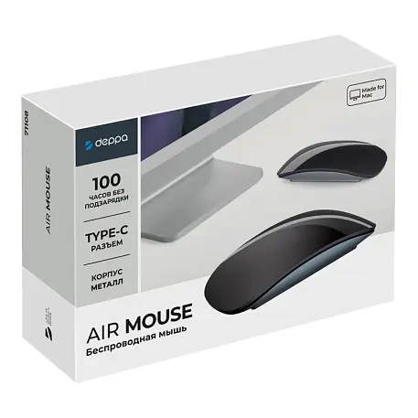 Мышь беспроводная Deppa Air Mouse чёрный - 2