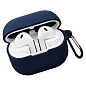 Кобура VLP Charm Case для Samsung Galaxy Buds 3 / 3 Pro силикон, тёмно-синий