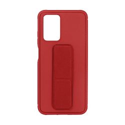 Клип-кейс (накладка) с магнитной подставкой для Xiaomi Redmi 10 силикон, красный