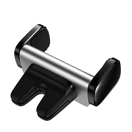 Автомобильный держатель Baseus Steel Cannon (зажим) серый - 2