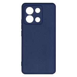 Клип-кейс (накладка) Silicone cover закрытый для Xiaomi Poco X6 Pro 5G силикон, тёмно-синий