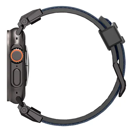 Ремешок Spigen DuraPro Armor для Apple Watch 44 / 45 / 46 / 49mm полиуретан тёмно-синий - 3