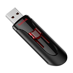 USB-флешка SanDisk Cruzer Glide 3.0 64 ГБ, чёрный
