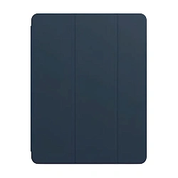 Чехол-книжка c отделением под стилус Mosbros Pin Yue для Apple iPad Pro 13" (2024 / 2025) (Уценка) тёмно-синий