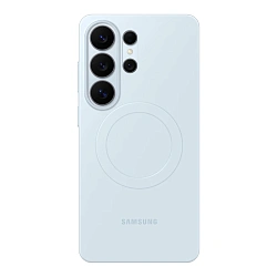Клип-кейс (накладка) Samsung Slim Magnet Case для Samsung Galaxy S26 Ultra полиуретан, поликарбонат, алюминий, светло-голубой