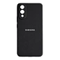 Клип-кейс (накладка) Silicone cover закрытый для Samsung Galaxy S25 Edge силикон, чёрный