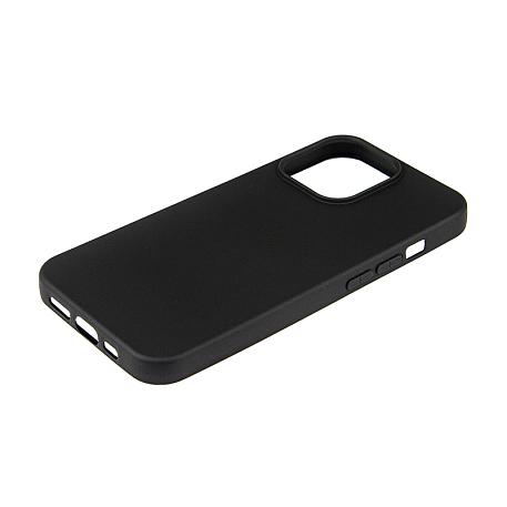 Клип-кейс (накладка) Без лого для Apple iPhone 13 Pro силикон, чёрный - 3