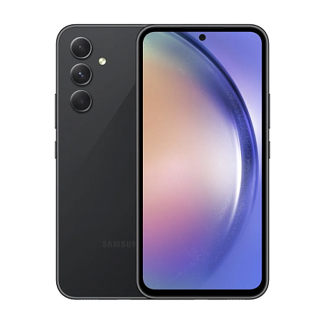 Смартфон Samsung Galaxy A54 5G 6/128 ГБ чёрный (2sim - гибридный слот)