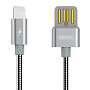 Дата-кабель Remax Tinner Copper Lightning 1 м, серебристый - 1