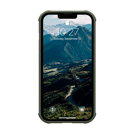 Клип-кейс (накладка) UAG Standard Issue для Apple iPhone 13 Pro силикон, оливковый - 3