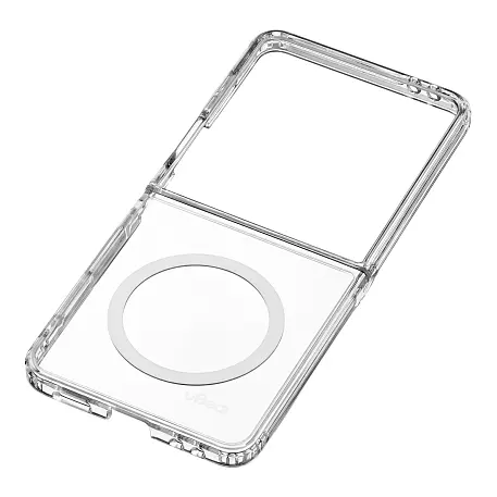 Клип-кейс (накладка) uBear Real Mag Case для Samsung Galaxy Z Flip 7 поликарбонат, термополиуретан, прозрачный - 2