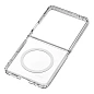 Клип-кейс (накладка) uBear Real Mag Case для Samsung Galaxy Z Flip 7 поликарбонат, термополиуретан, прозрачный - 2